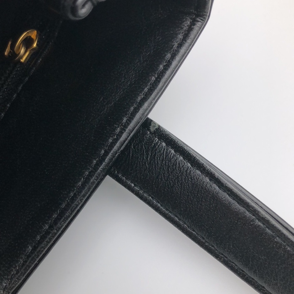 Chanel Black Small Tote Patent Leather Handbag By Karl Lagerfeld - Picture 12 of 17
